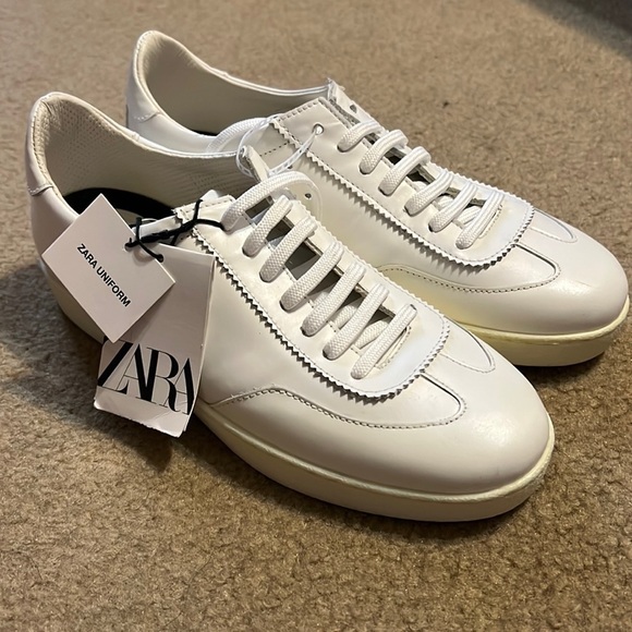 Zara | Leather sneakers - Picture 1 of 7